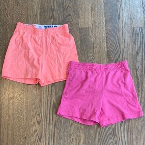 Kids' Pink and Coral Shorts Set size XS (4-5)